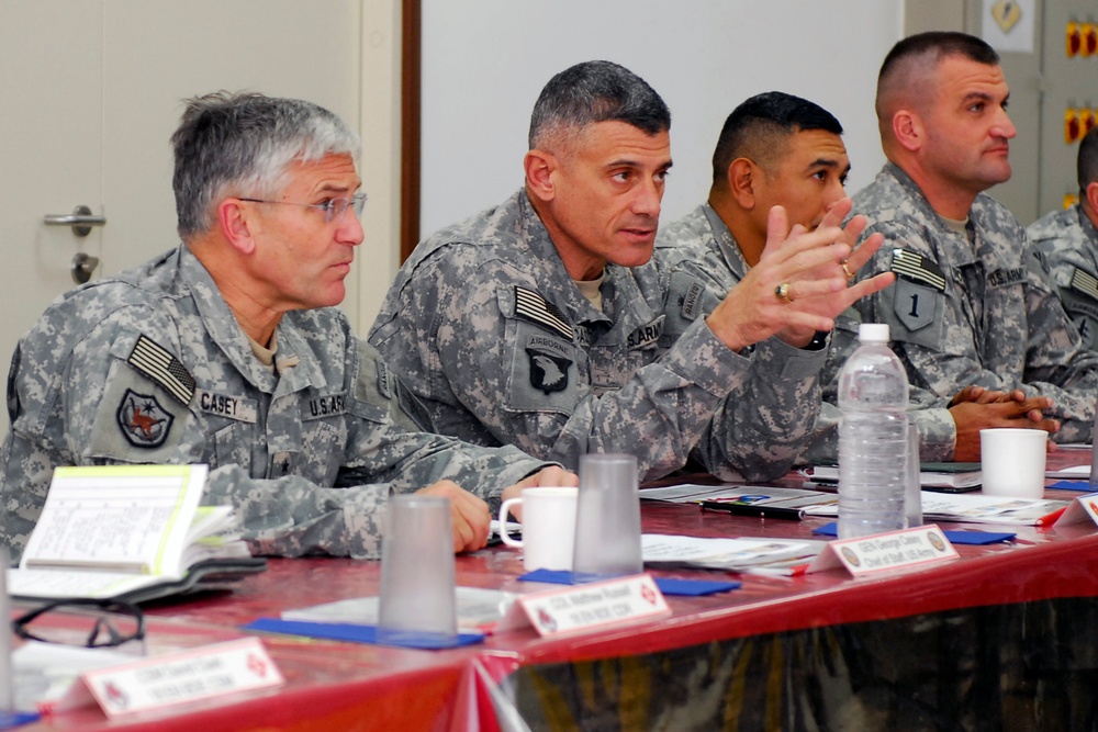 Army Chief of Staff visits Forward Operating Base Warrior Soldiers