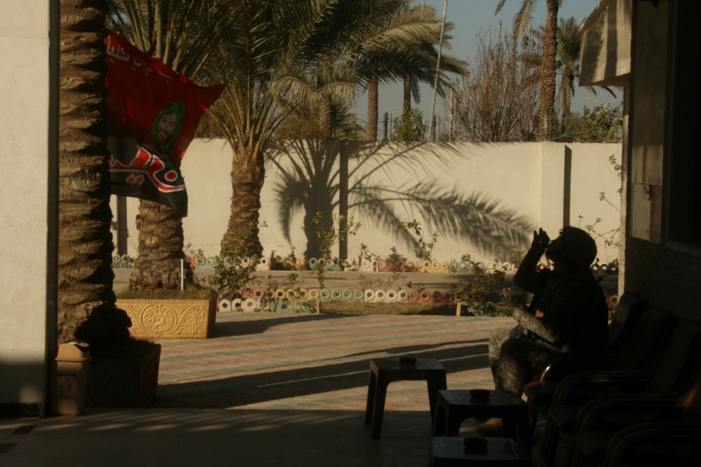 Wolfhounds talk with community leaders