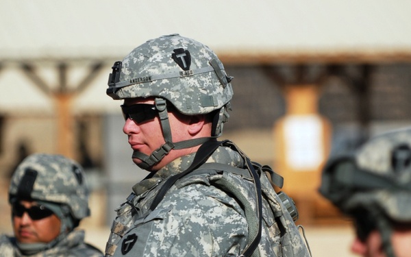 Arrowhead Soldiers conduct reflexive fire training