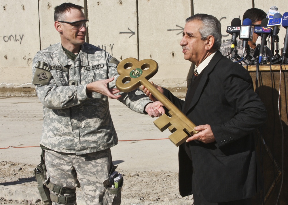 Former Forward Operating Base Callahan turned over to Iraqi Trade Ministry