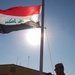 Wolfhounds, Iraqi Security Force raise Iraqi flag over JSS Istaqlal