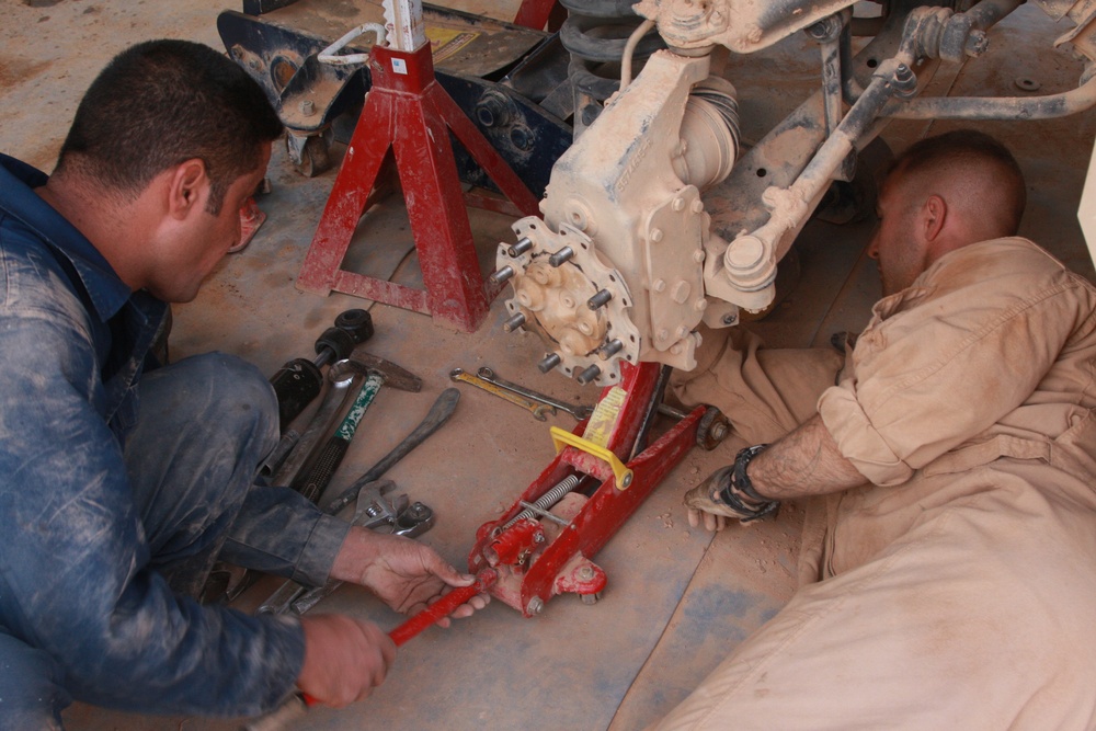 Humvee maintenance