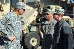 Washington General visits troops in Iraq