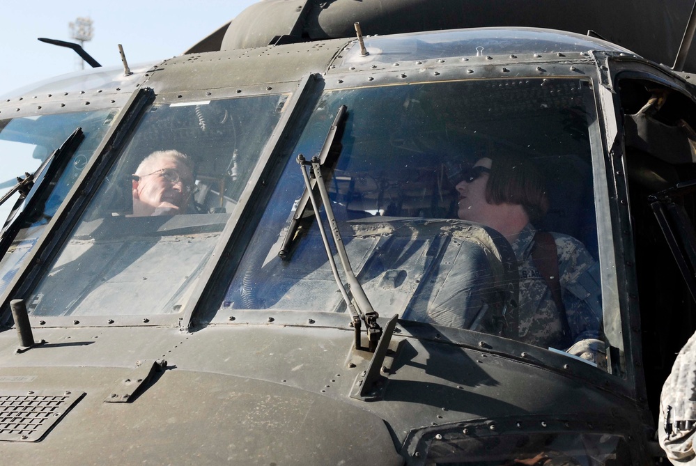 Task Force 34 Father and Daughter Serve Together in Combat