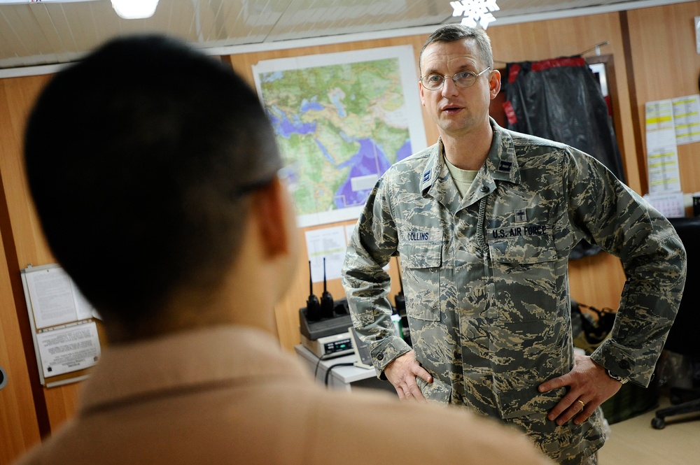 Multi-talented Chaplain Provides Spiritual Advice