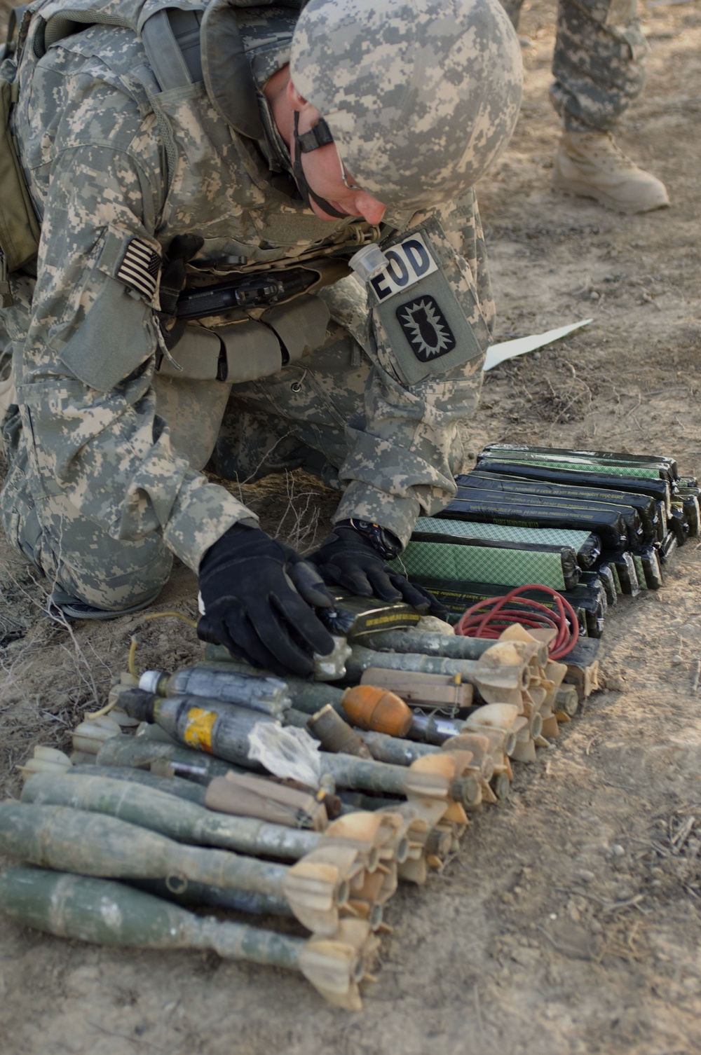 Weapons Cache Found Near Forward Operating Base Warhorse