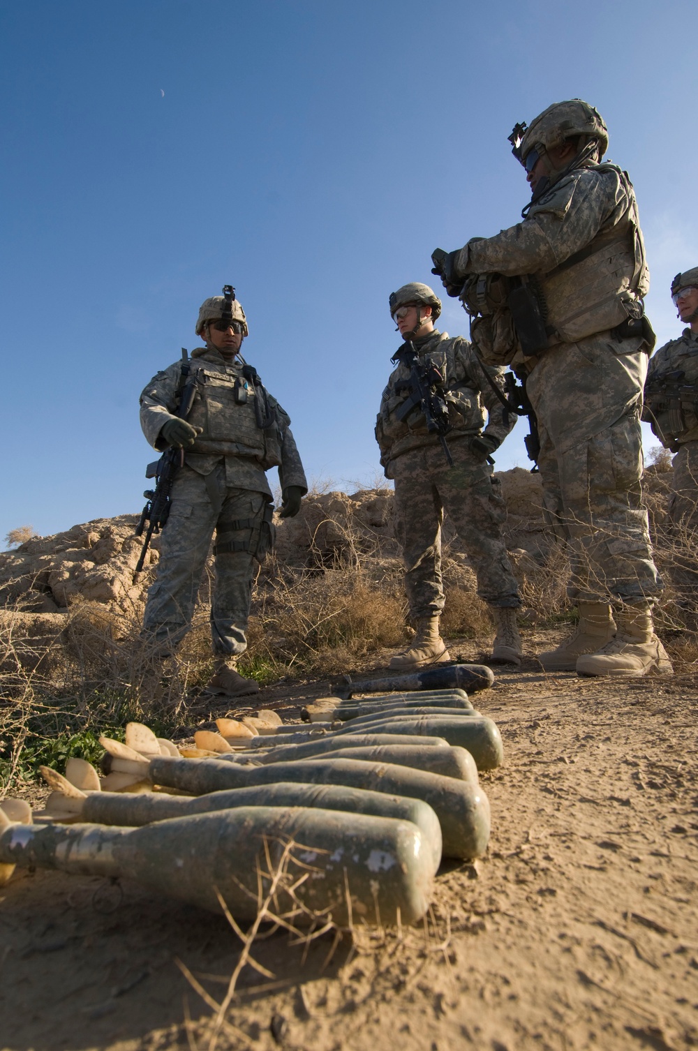 Weapons Cache found near Forward Operating Base Warhorse