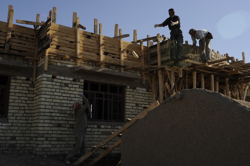 School Being Built in Afak, Iraq