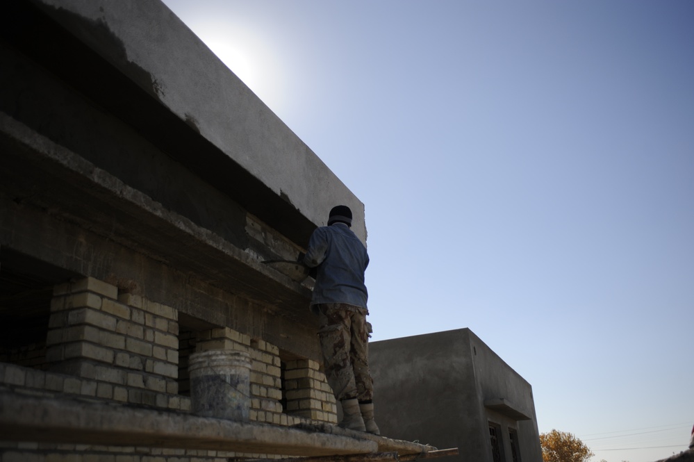 School Being Built in Afak, Iraq