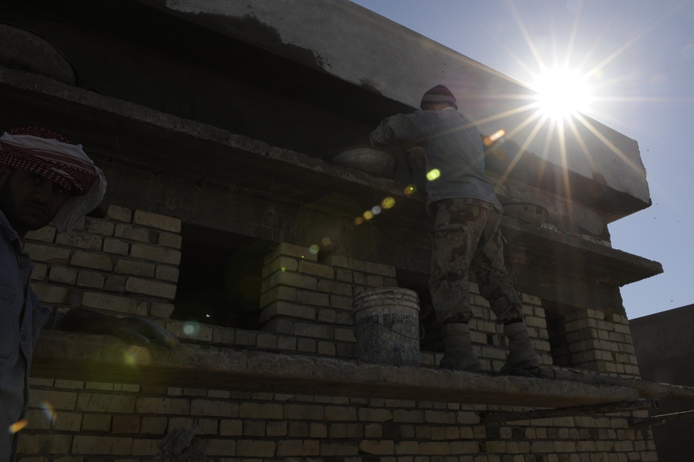 School Being Built in Afak, Iraq