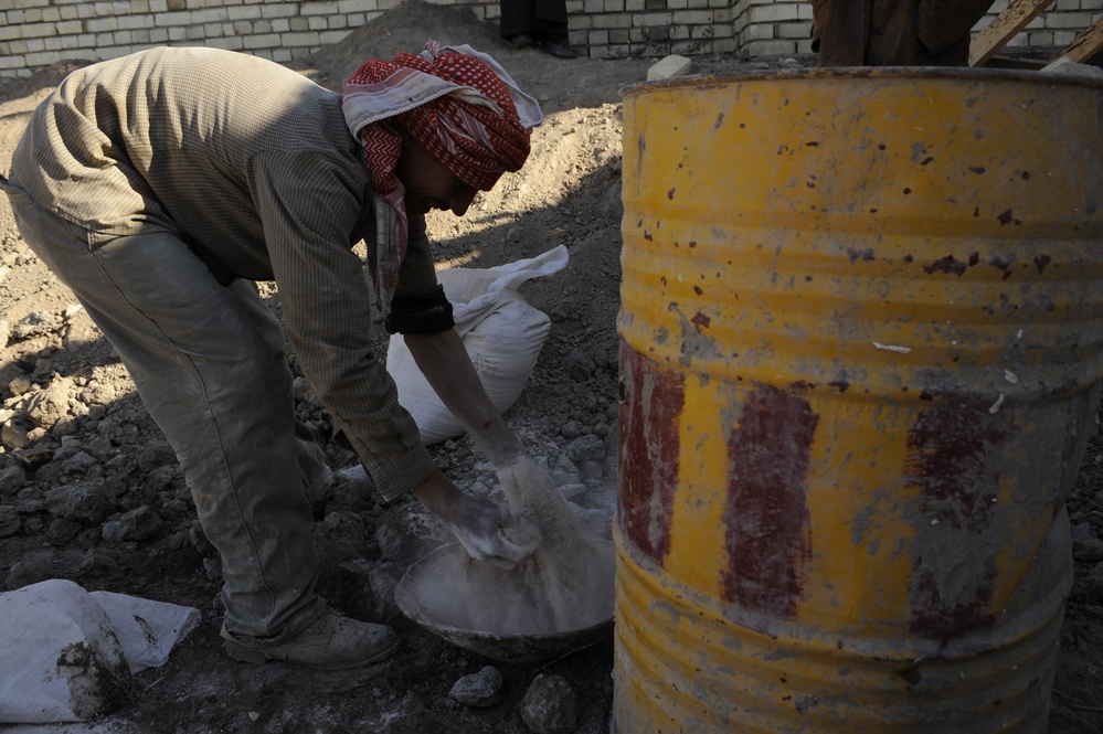 School Being Built in Afak, Iraq