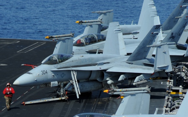 Daily Routine Maintenance aboard USS Theodore Roosevelt