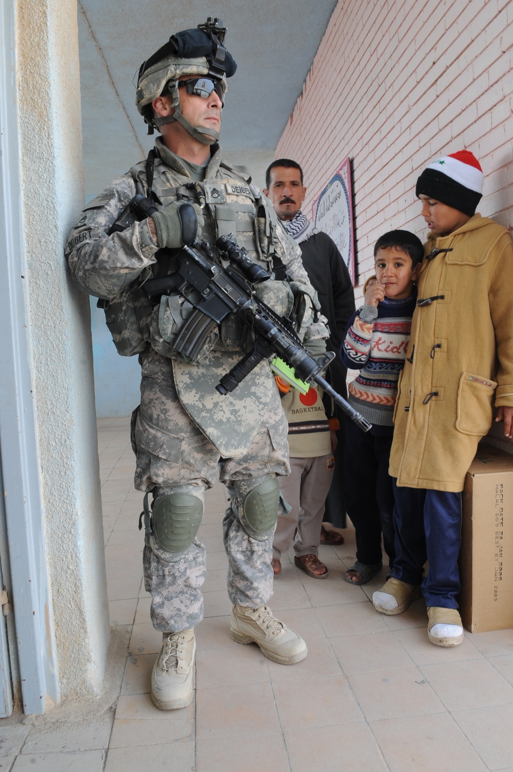 School visit in Samarra