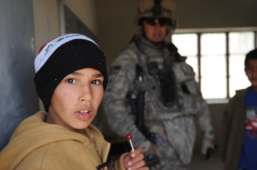 School visit in Samarra