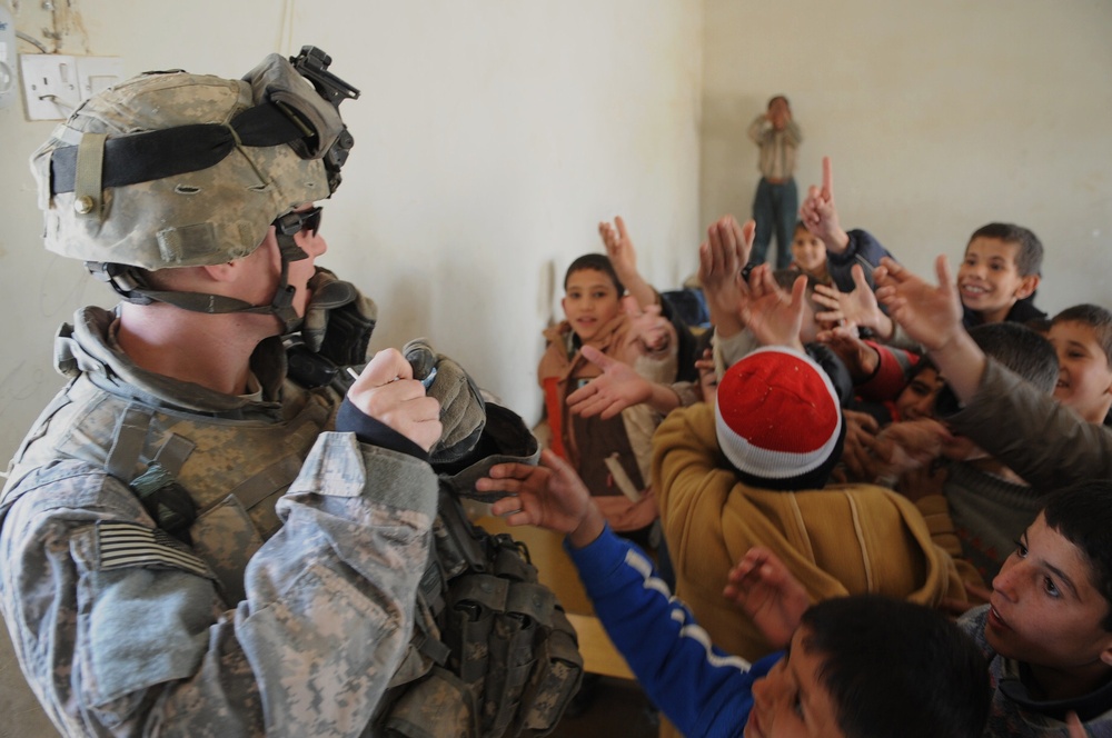 School visit in Samarra