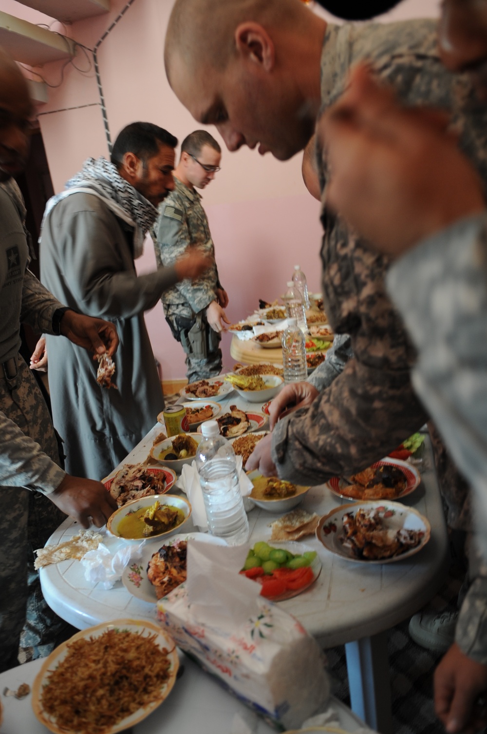 School visit in Samarra