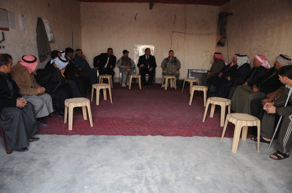 School visit in Samarra