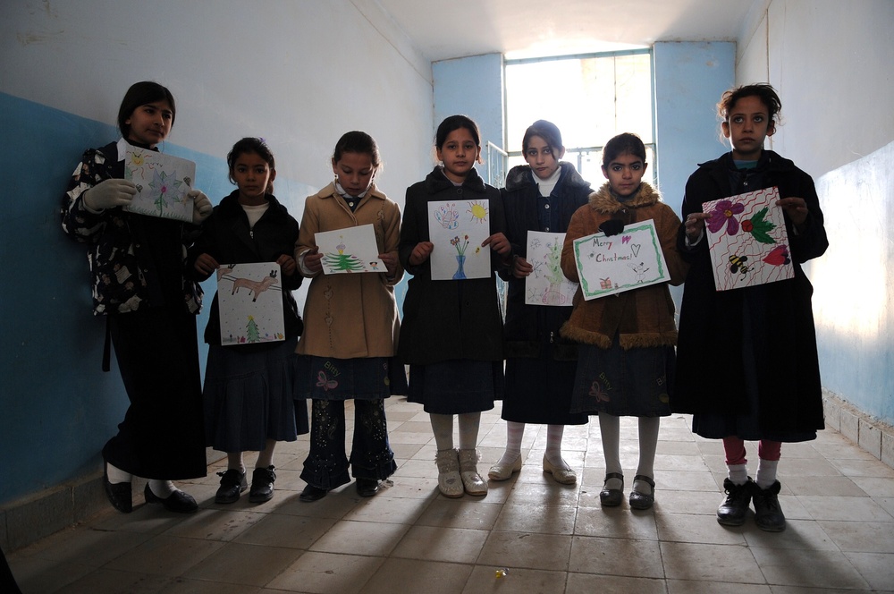 School visit in Samarra