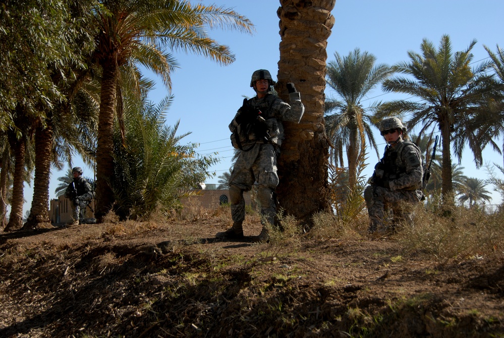 Roadside clearance near Forward Operating Base Kalsu