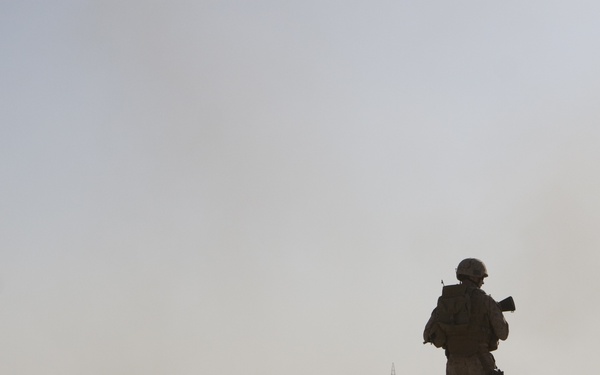 Marines conduct recon of new territory