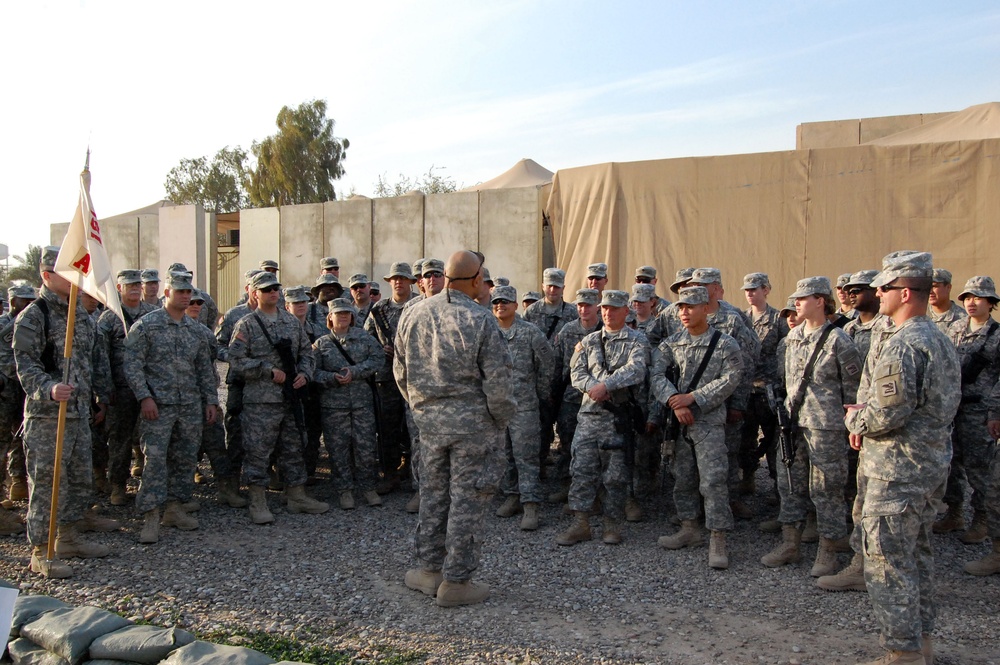 Alpha Company, 181st Brigade Support Battalion provides security in Balad