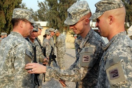 Alpha Company, 181st Brigade Support Battalion provides security in Balad