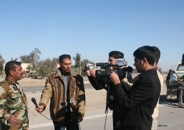 Iraqi police respond to Fallujah attack