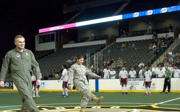 Chicago Storm Military Appreciation Game