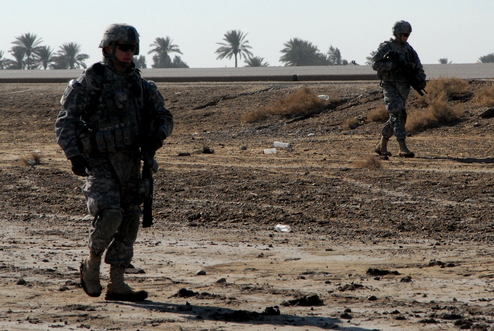 Route clearance near Kalsu