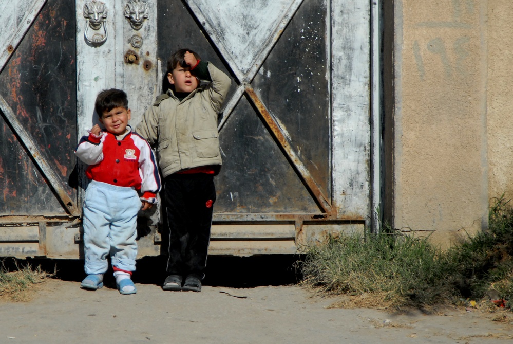 Joint patrol near Iskan