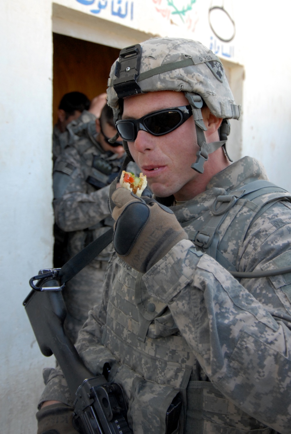 Joint patrol near Iskan