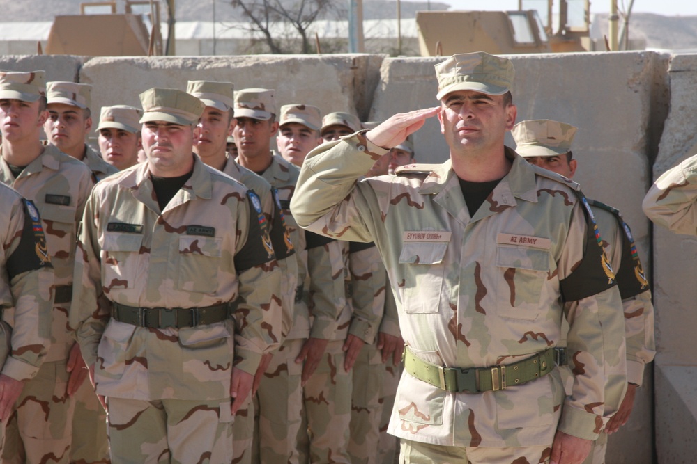 Appreciation ceremony for Azerbaijani soldiers