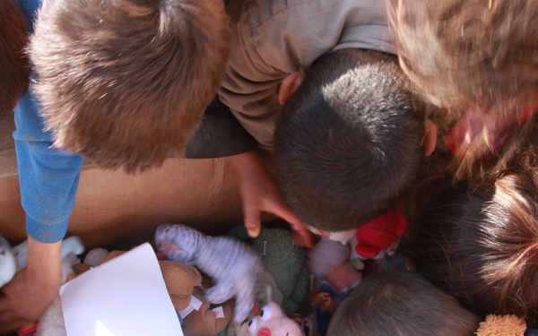 Soldiers Patrolling in Albo Hayat, Iraq