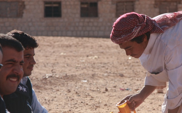 Soldiers Patrolling in Albo Hayat, Iraq