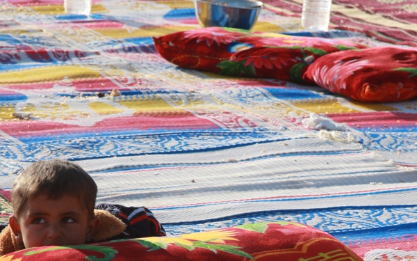 Soldiers Patrolling in Albo Hayat, Iraq