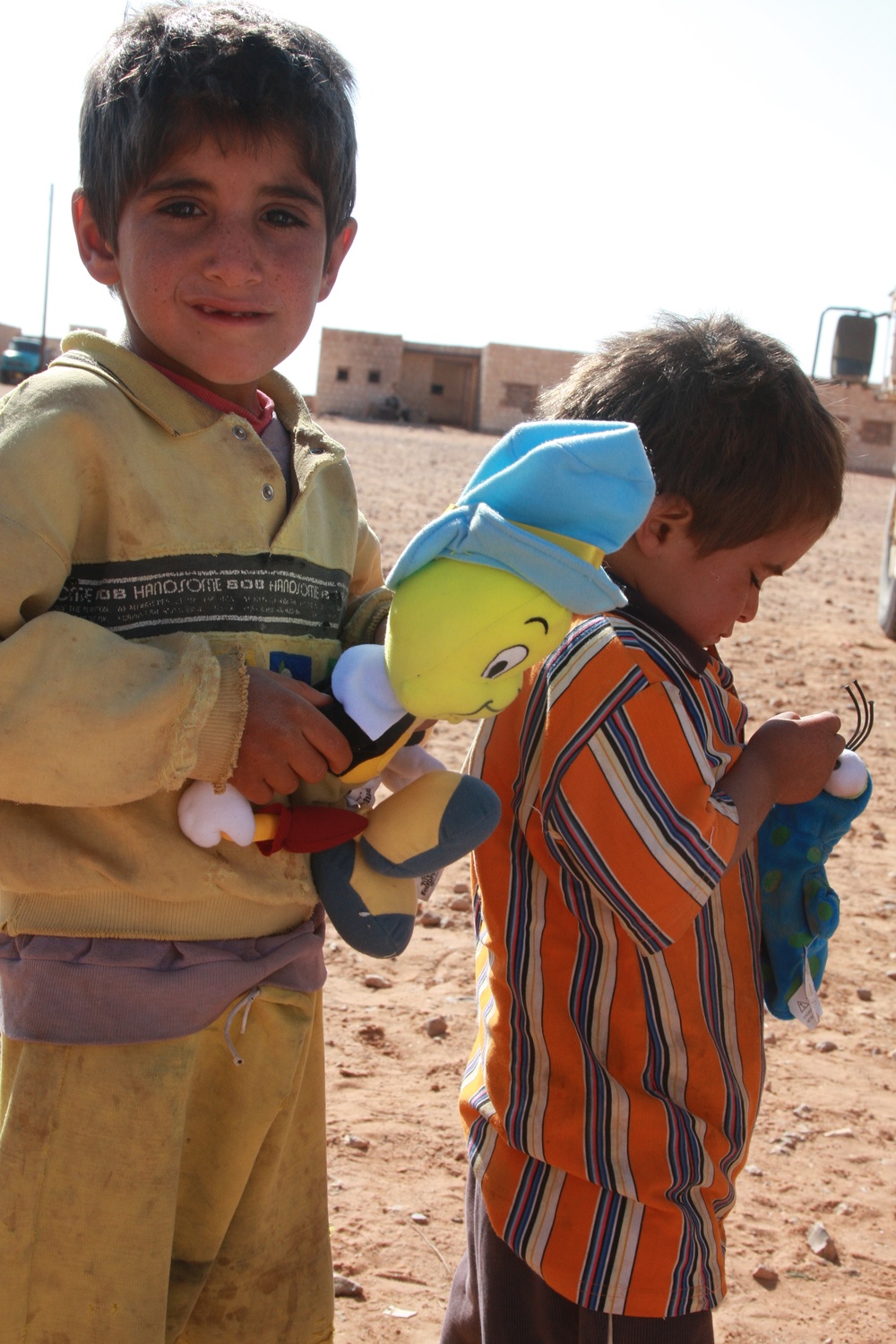 Soldiers Patrolling in Albo Hayat, Iraq