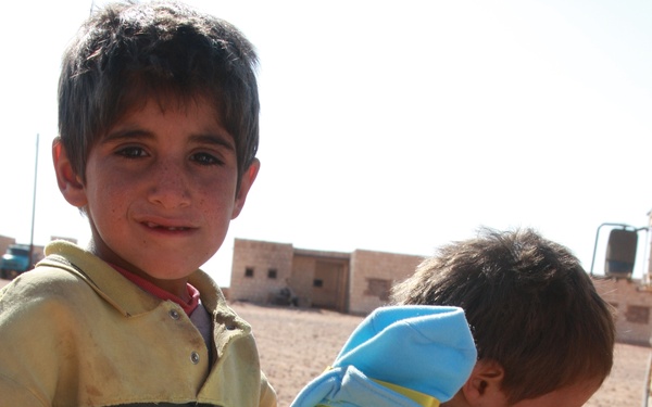 Soldiers Patrolling in Albo Hayat, Iraq
