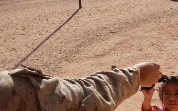 Soldiers Patrolling in Albo Hayat, Iraq