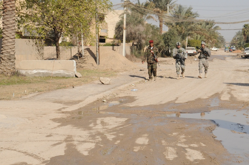 Joint Patrol in Eastern Baghdad