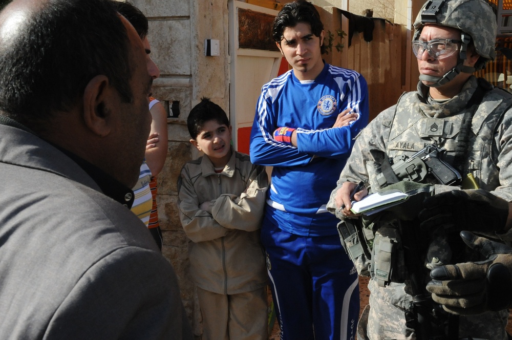 Joint Patrol in Eastern Baghdad