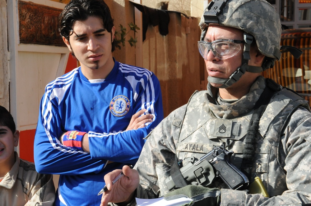 Joint Patrol in Eastern Baghdad