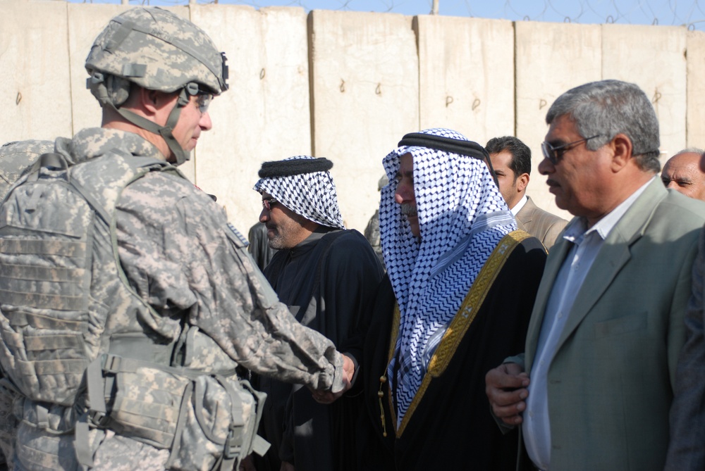 Joint Security Station 3 turned over to Iraqi army