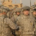 Headquarters, 10th Sustainment Brigade Soldiers earn their shoulder sleeve insignia for wartime service