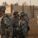 Headquarters, 10th Sustainment Brigade Soldiers earn their shoulder sleeve insignia for wartime service