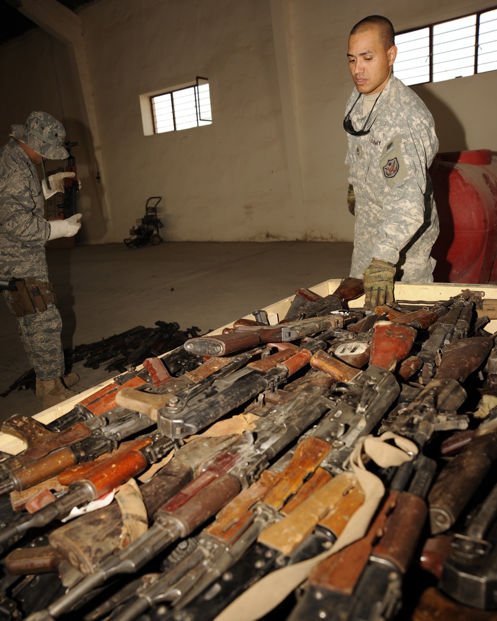 Captured Enemy Weapons To Be Destroyed