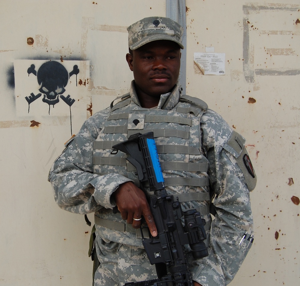 From the Ivory Coast to New Jersey and on to Iraq: Guardsman takes advantage of military opportunities
