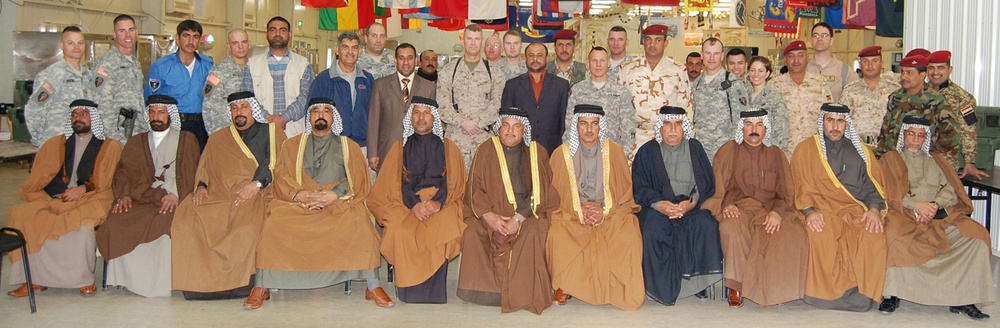 Camp Bucca Leaders &quot;give Thanks&quot; to Local Iraqi Leaders