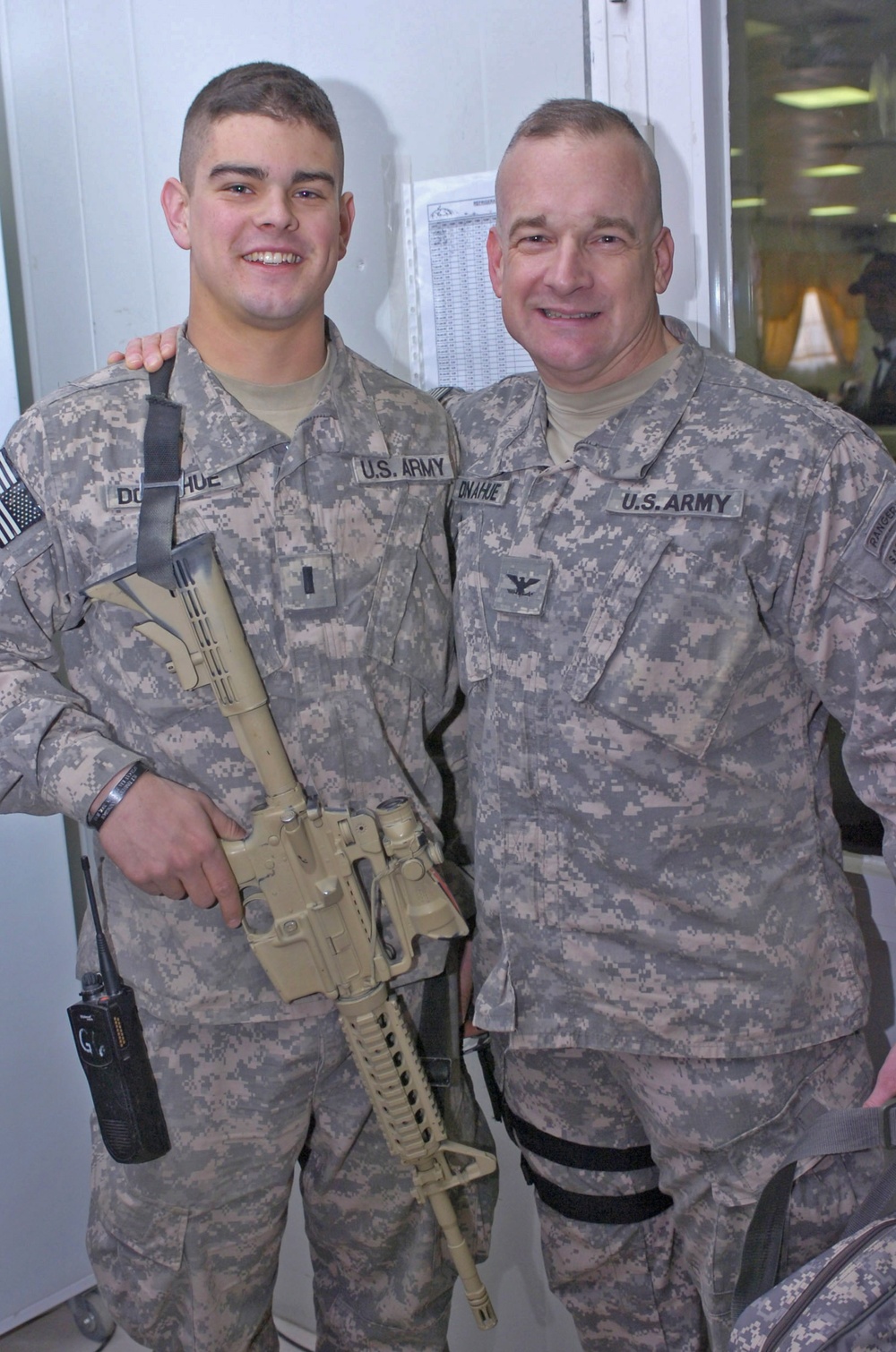 Father and Son Reunite in Iraq