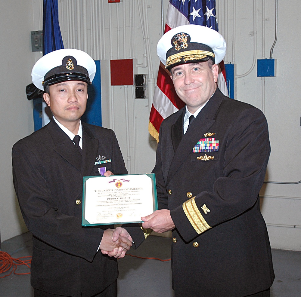 Purple Heart Medal Presentation