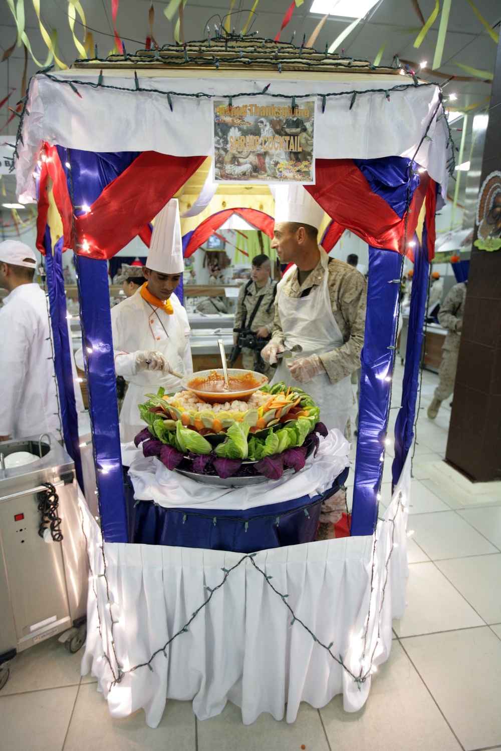 Thanksgiving with the Secretary of the Navy
